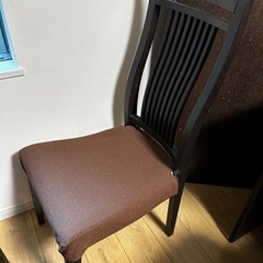 ダイニングテーブル➕ダイニングチェア✖️4の画像