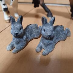 トイザらス　シュライヒ　フィギュア　牛　馬　ウサギ　USED の画像