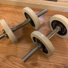 白ラバーダンベルセット50kg