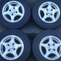 ブリヂストン145/80R12　アルミ　4本セット　中古