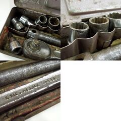 当時物 KTC SOCKET WRENCH SET ソケットレンチセット ビンテージ工具 ケース付き 札幌市 新道東店の画像