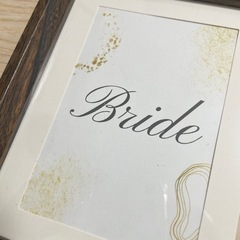 結婚式 受付用プレート ウェディング 1.5次会 2次会 フォトフレームの画像