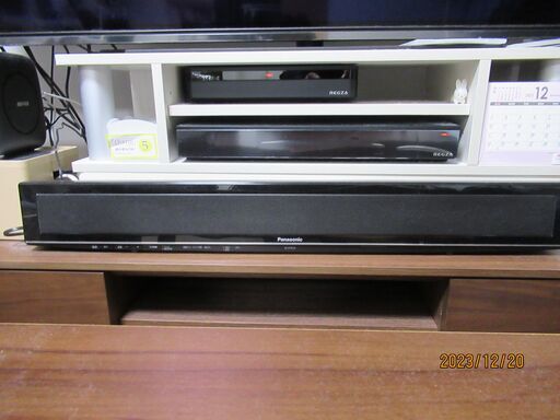 ★パナソニックPanasonic★2010年製★パナソニック、サウンドバー（シアターバー）・スピーカー、SC-HTB10-K★