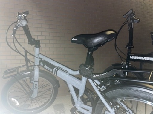 jeep ミニベロ　前カゴ付き