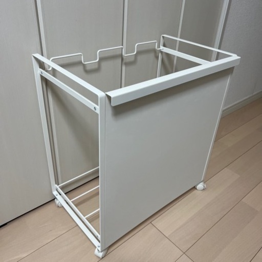 【お譲り先決定】定価8580円 tower 目隠し分別ゴミ箱ホルダー ダストワゴン