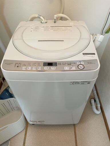洗濯機　２０２０年製シャープ　７ｋ