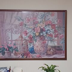 無料で差し上げます。大きな花の絵(ジグソーパズル)