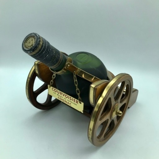 m1222519 COURVOISIER NAPOLEON クルボアジェ コニャック VSOP 古酒 ブランデー 酒 大砲 700ml フランス 未開栓 中古品