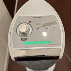 セラミックファンヒータータイマー付き 自動首振り ホワイト 1200Wの画像