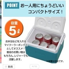 クーラーボックスの画像