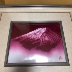 七宝額★赤富士★七宝焼★縁起物 の画像