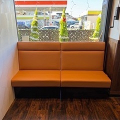 業務用2人掛けソファ×2 ★価格交渉大歓迎