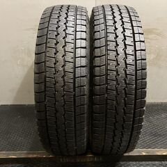 DUNLOP WINTER MAXX SV01 195/80R15 107/105L LT 15インチ スタッドレス 2本 19年製 バリ溝 ハイエース キャラバン等　(VTI864)