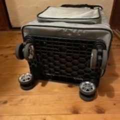 4輪ショッピングカート　横推し　機内持込み可　バッグ内保温保冷の画像