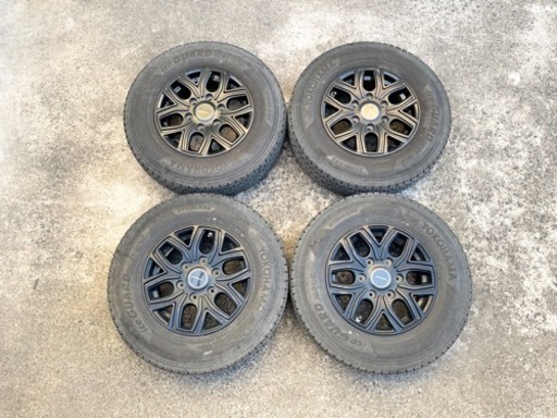 1223-1）キャラバンNV350！15インチアルミスタッドレスセット！195/80R15 107/105L LT！山あり21年製アイスガードIG91