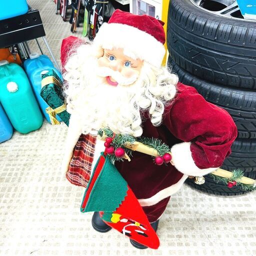 【旭川市内送料無料】サンタクロース 置物 クリスマス インテリア オブジェ