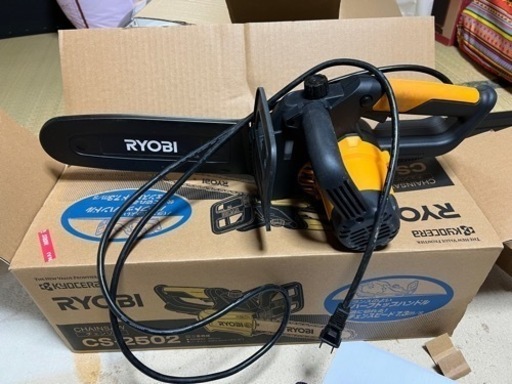 RYOBIチェーンソー数回使用