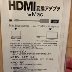 エレコム Mini DisplayPort （オス） - HDMI（オス） 変換アダプタ 15cmの画像