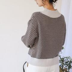 【値下げ】frames RAYCASSINの柄ニットの画像