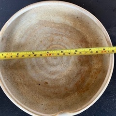 平な陶器の画像