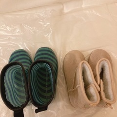 子ども　長靴 17cm  ブーツ16cm  2足セットの画像