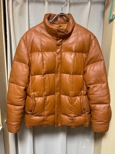 COMME CA MODEレザーダウンジャケット