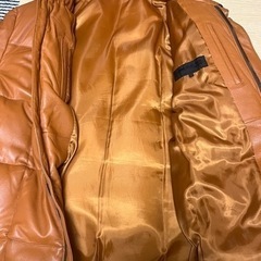 COMME CA MODEレザーダウンジャケットの画像