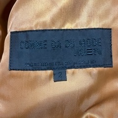 COMME CA MODEレザーダウンジャケットの画像