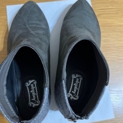 ブーティー⭐︎ショートブーツ⭐︎美品⭐︎LLサイズ⭐︎グレー⭐︎アンジェリークの画像