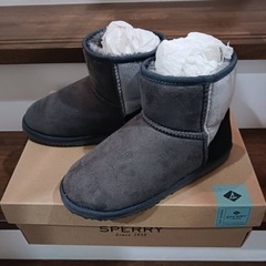 ムートンブーツ　Sサイズ　グレー　