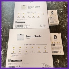 体組成計×2 スマートウォッチ×2  アプリ対応 チョコザップ 体重計 BMIの画像