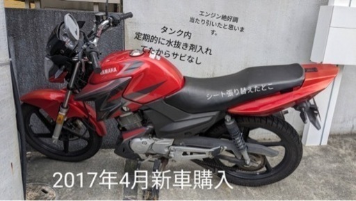 ヤマハ　中型バイク125cc