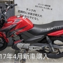 ヤマハ　中型バイク125cc