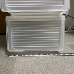 収納　オープンボックス　スライド式　クリアケース　3個セットの画像