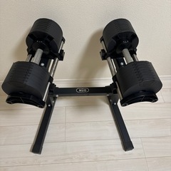 フレックスベル FLEXBELL 可変式ダンベル 32kg×2個 2kg刻み NUO-FLEX2.0_32×2 ＆ 専用スタンド NEW NUO STAND×1 計3点セットの画像