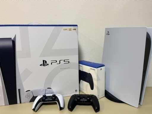 PS5 純正コントローラー2個付属