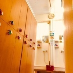 木製ロッカーの画像