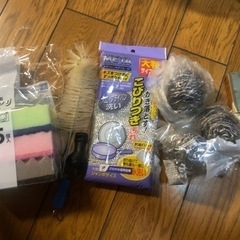 スポンジ　たわしなど　包丁研ぎ