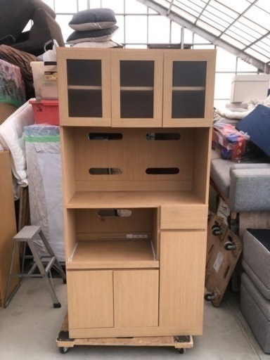 キッチンボード ダイニングボード ナチュラル 90cm×40cm×180cm