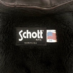 Schott シングルライダース レザージャケット ショット ライダースジャケット　革ジャンの画像