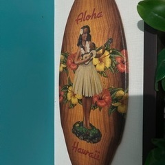 ハワイアン　フラガール　ボード　可愛い