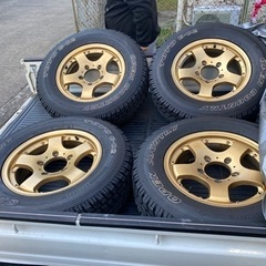 ジムニーのタイヤホイールセットの画像