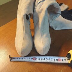 ニーハイブーツ レース 美脚魅せの画像