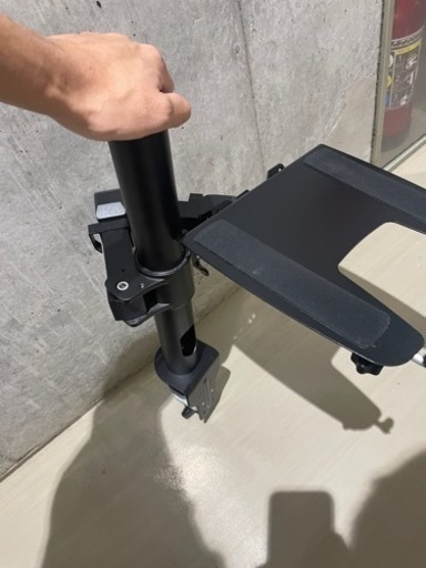 Amazonモニターアーム　+ ノートパソコンホルダー