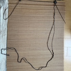 アジアン系ブラインドカーテン　２個セットで。少々難あり