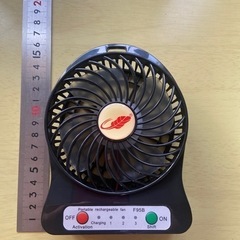 ポータブルハンドヘルドパーソナルデスクファンUSB電源の画像