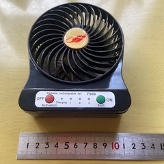 ポータブルハンドヘルドパーソナルデスクファンUSB電源の画像