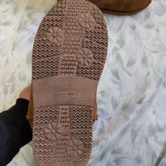 中ボア　ブーツ　23cm　ベージュ　キッズの画像