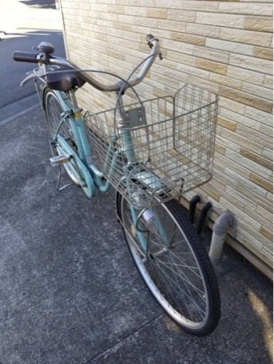 中古自転車 変速無し26インチ LEDダイナモライト 軽整備済み 防犯登録対応 町田市 相模原市  75MM