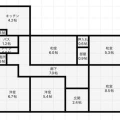 大きなお家　戸建て賃貸　初期費用お安く！190㎡　マンスリー(金額相談)　ペット可　平屋と2階建ての計２棟　お部屋数合計11部屋　大家族 民泊 法人 雰囲気　景色とっても素敵です 神前駅近く 一軒屋 一軒家 一戸建て　賃貸戸建て - 不動産